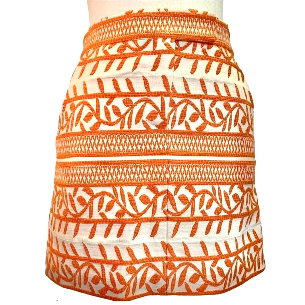 HOLT RENFREW Embroidered Mini Skirt